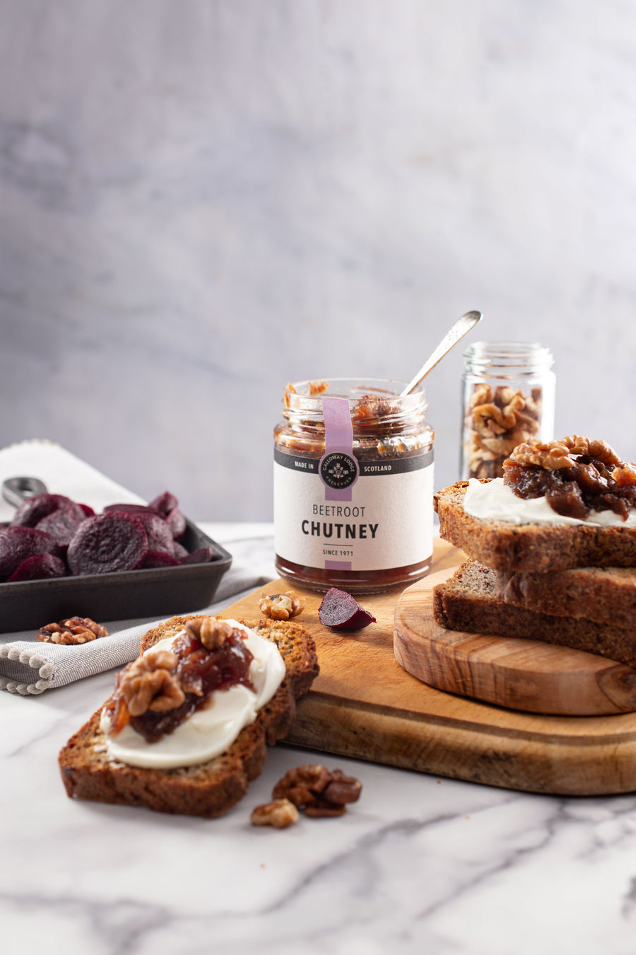 Beetroot Chutney served with Cheese & Toast
